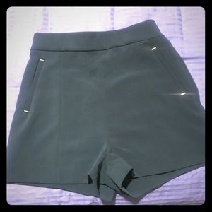 Hunter green shorts